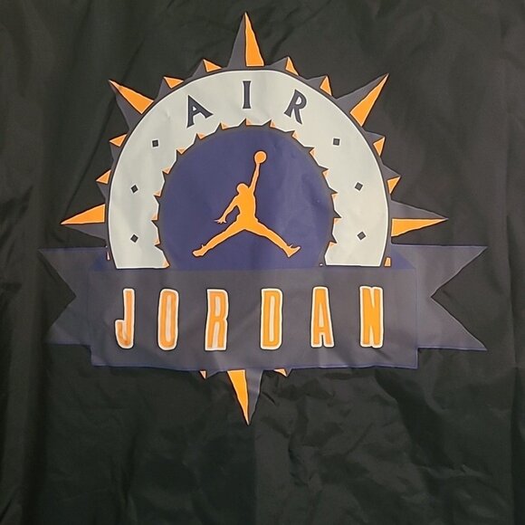 Nike Air Jordan Flight MVP Men's Size Medium Full Zip Black Jacket FD7423-010 - Picture 5 of 6